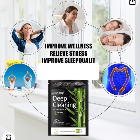 NWT South Motion Deep Cleaning Foot Patches - Picture 5 of 7